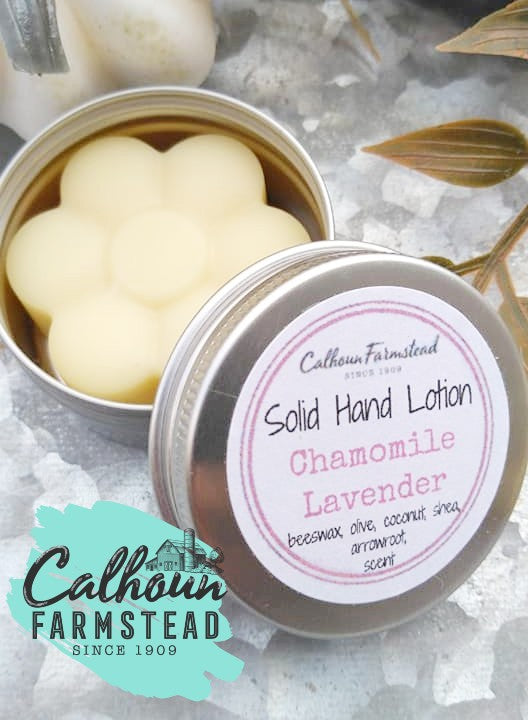 solid hand lotion tins for dry cracked skin.