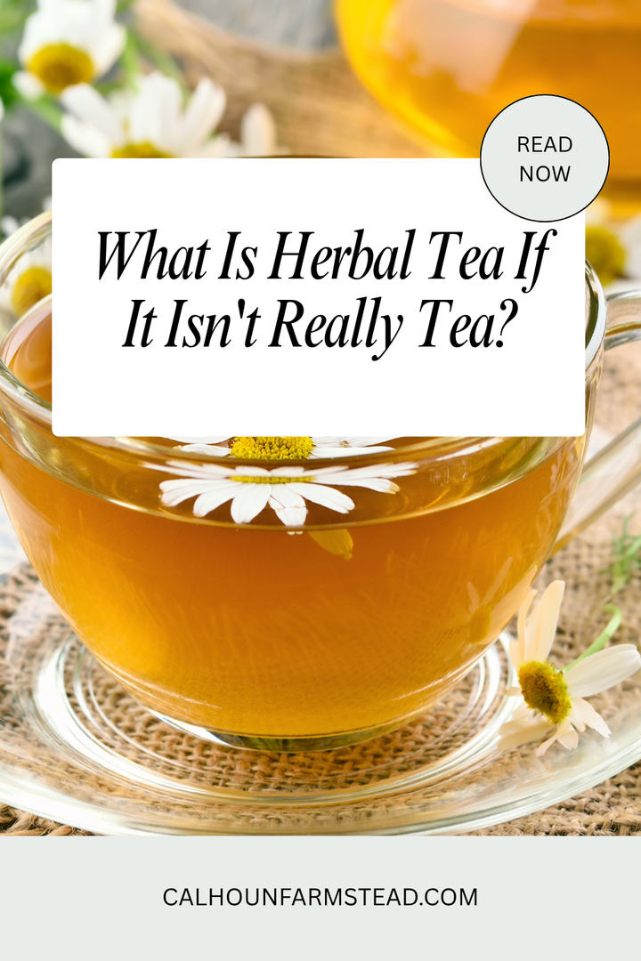 What Is Herbal Tea If It Isn't Really Tea? – Calhoun Farm