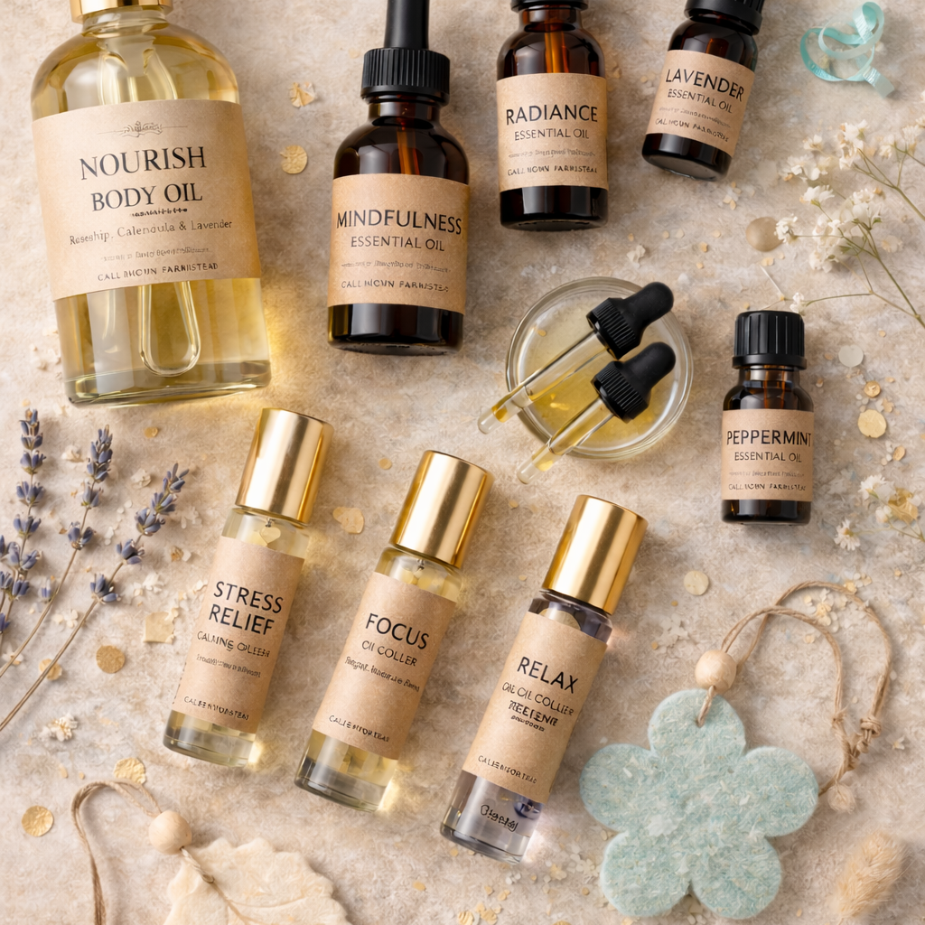 Shop Aromatherapy & Essential Oils – Calhoun Farm