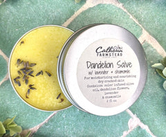 Dandelion Salve - Dry Skin Balm - Skin Care - Eczema