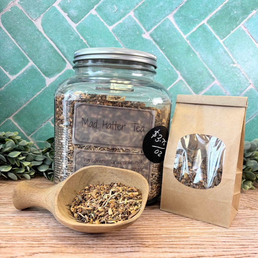 Mad Hatter Tea – Organic Herbal Tea – Loose Leaf Spiced & Whimsical Bl ...