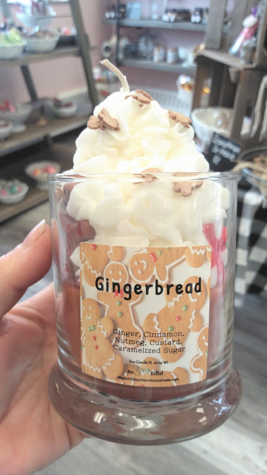 Candle - Gingerbread - Christmas - Fall