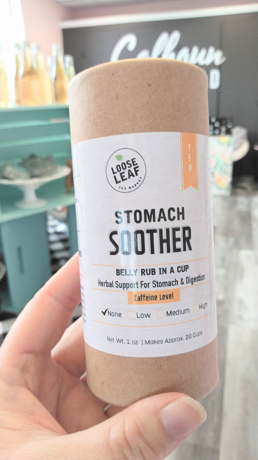 loose leaf tea stomach soother