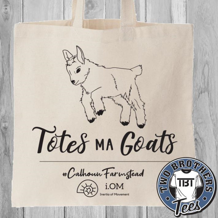Market Tote Bag -Totes ma Goats - Goat Themed Bag