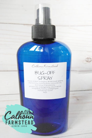 8oz bug spray with essential oils. Add to camping gear, first aid kit, outdoors, hiking. Made with essential oils. Works for fleas, ticks, gnats, mosquitos, and more. Keep bugs away naturally.