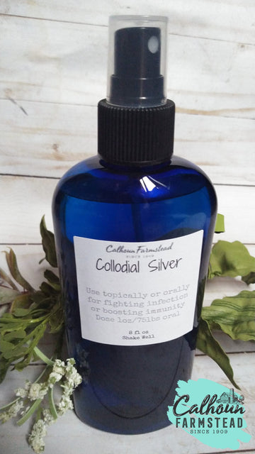 collodial silver immunity booster. wound spray