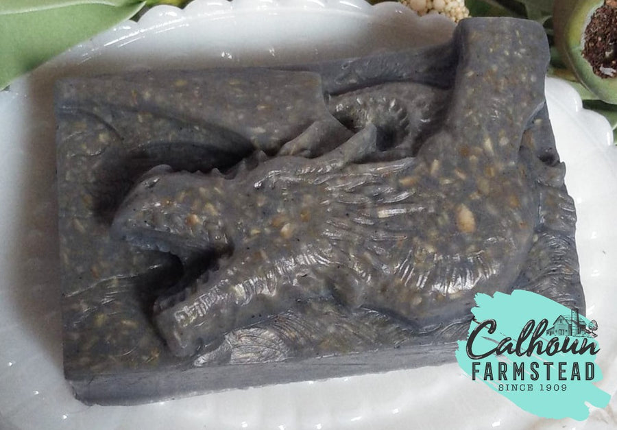 dragon soap. lord of the rings themed.
