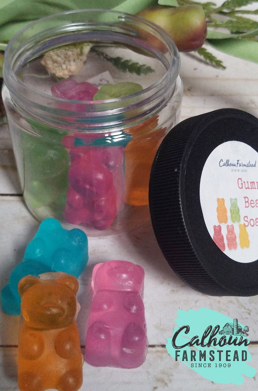 gummy bears soaps. stocking stuffers, kids gifts.