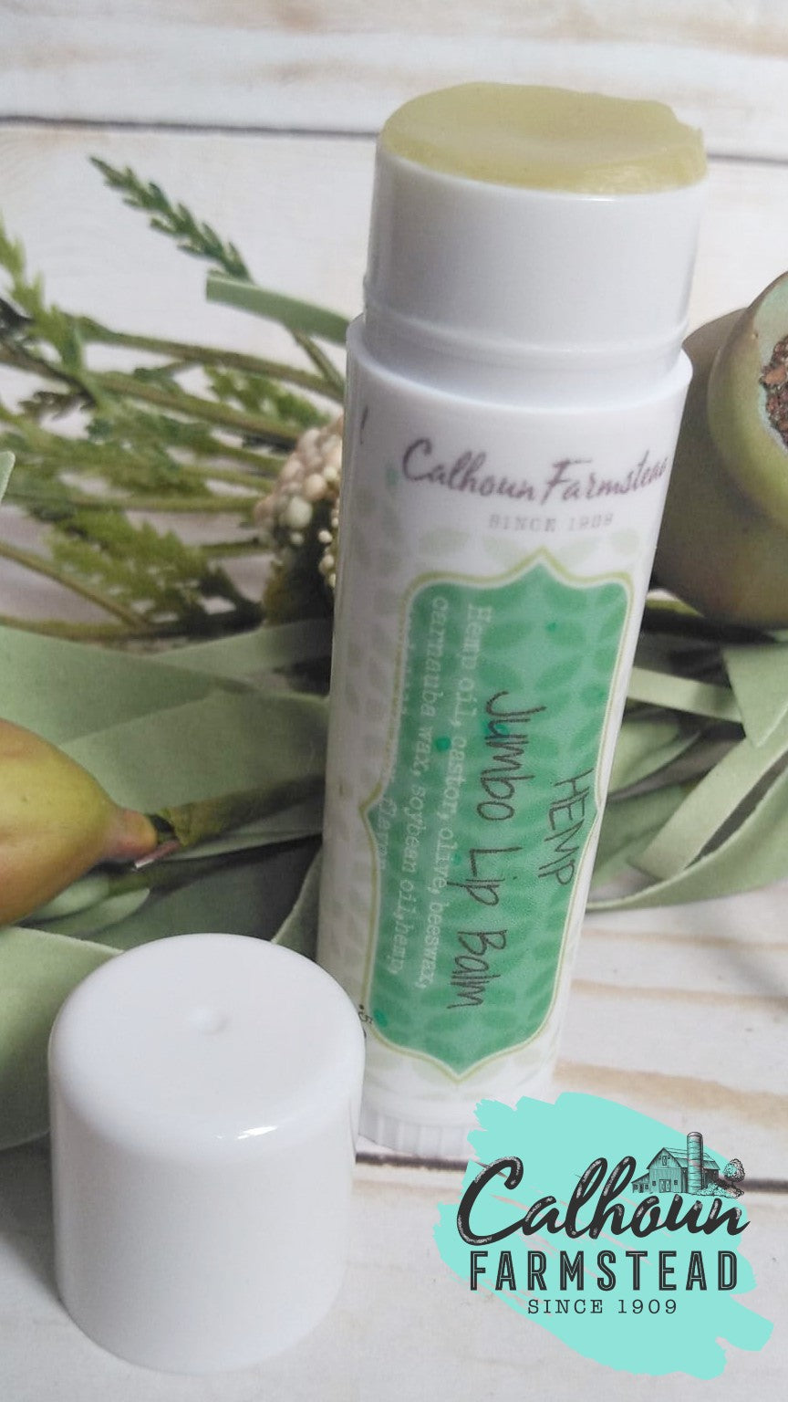 hemp seed lip balm made with natural ingredients for sensitive skin